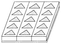 Форма для пирожных Martellato MONOP. B004 Треугольник