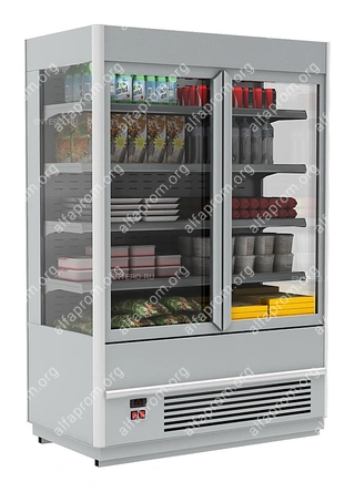 Горка холодильная Carboma FC 20-08 VV 1,9-1 (распашные двери)