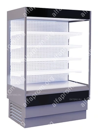 Горка холодильная CRYSPI ALT N S 1350 LED (с боковинами, с выпаривателем)