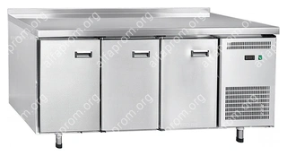 Стол холодильный Abat СХС-70-02 (2 ящика, 1 дверь-стекло, 1 дверь, борт)