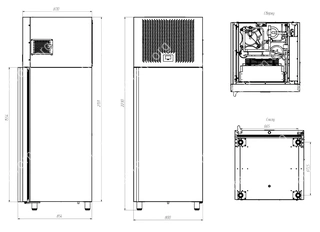 Шкаф шоковой заморозки POLAIR CRt20‑G