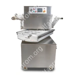 Полуавтоматический запайщик лотков ротационного типа HVT-450R (нерж.СКИН) (4 лотка,187*137*80)