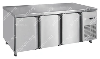 Стол холодильный Abat СХС-60-02 (2 ящика, 1 дверь-стекло, 1 дверь, без борта)