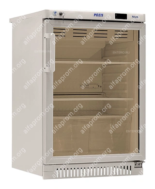Холодильник фармацевтический POZIS ХФ-140-1 тонир. двери, серебро
