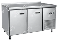 Стол холодильный Abat СХС-70-01 (1 дверь-металл, 1 дверь-стекло, борт)