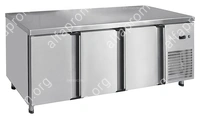 Стол холодильный Abat СХС-60-02 (1 дверь-стекло, 2 ящика, 1 дверь-стекло, без борта)