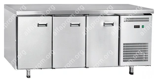 Стол холодильный Abat СХС-70-02 (1 дверь-стекло, 2 ящика, 1 дверь-стекло, без борта)