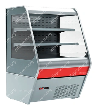 Горка холодильная Carboma F 13-07 VM 1,3-2 (1260/700 ВХСп-1,3) (стеклопакет)