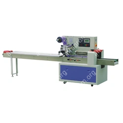 Горизонтальная упаковочная машина DXDZ-450B NEW (H-70 mm, bag L 130-450mm, S 400mm, рег. формир-ль 180 мм, транспортер попер. запайки)