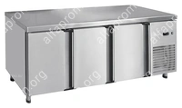 Стол холодильный Abat СХС-60-02 (1 дверь-стекло, 1 дверь, 2 ящика, без борта)