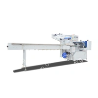 Горизонтальная упаковочная машина DXDZ-590A/180 (3 servo, ПОФ, bag L 150-350 mm, S - 330, bag W 30-180 mm, H 30-105 mm)