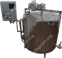 Ванна длительной пастеризации (ВДП 350 литров, электрическая, рамная мешалка) ИПКС-072-350М(Н)