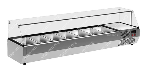 Витрина холодильная Carboma A40 SM 2,1-G 0430 (9 GN 1/3)