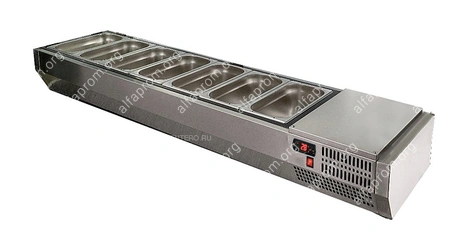 Витрина холодильная POLAIR VTi3-G (5х GN 1/3)