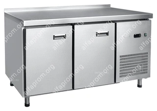 Стол холодильный Abat СХС-70-01 (1 дверь-металл, 1 дверь-стекло, борт)