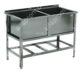 Ванна моечная Кобор ВМСБ/2-134/70/430