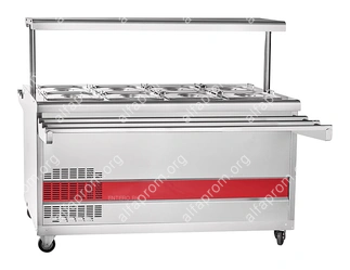 Прилавок-витрина Abat ПВВ(Н)-70ПМ-01-НШ