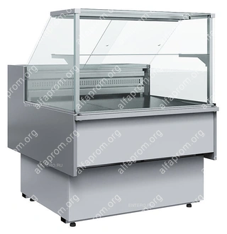 Витрина холодильная Carboma GC110 SV 1,25-1 0011-9006 (статика, с боковинами)