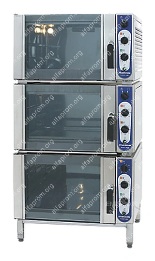 Комплект из 3 жарочных шкафов Hackman Metos Chef 220 + подставка 2908 морская версия