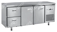 Стол холодильный Abat СХС-70-02 (2 ящика, 2 двери, без борта)
