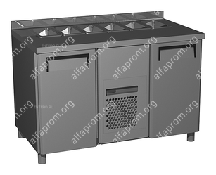 Холодильный стол для салатов Carboma T70 M2sal-1 9006 (SL 2GN 1/1)
