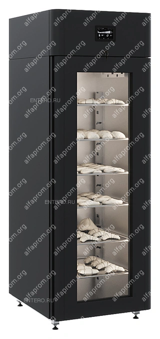 Шкаф холодильный POLAIR CS107 Bakery Br стеклянная дверь, черный, тип 2