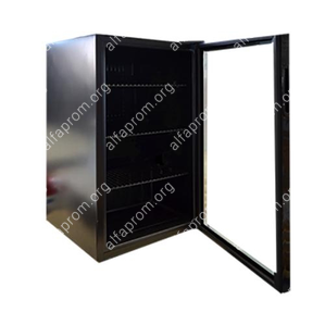 Шкаф холодильный со стеклом COOLEQ TBC-65 черный