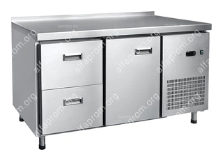 Стол холодильный Abat СХС-70-01 (2 ящика, 1 дверь, борт)