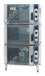 Комплект из 3 жарочных шкафов Hackman Metos Chef 220 + подставка 2908 морская версия