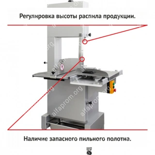 Пила ленточная для мяса Roal Meat J400B