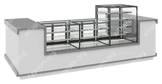 Витрина кондитерская Carboma KC71-110 VV 0,9-1 Built-In COSMO закрытая