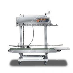 Роликовый (конвейерный) запайщик для тяжелых мешков FRCM-1120L SS (нерж., датер)