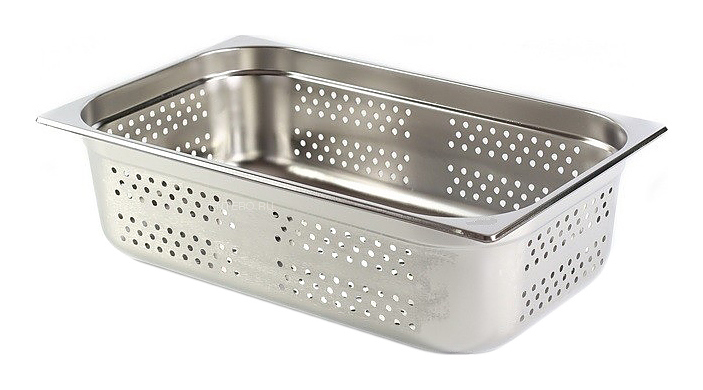 Гастроемкость Gastromix GN-P 1/2-100 (325х265х100) перф., нерж. сталь